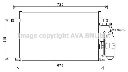 AVA QUALITY COOLING Конденсатор, кондиционер DW5137D